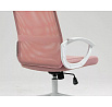 Kancelářské křeslo Q-026, Růžová/Bílá