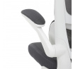 Kancelářská židle, houpací mechanismus, šedá síťovina, KA-C807 GREY