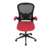 Kancelářská židle, houpací mechanismus, červená, KA-V317 RED