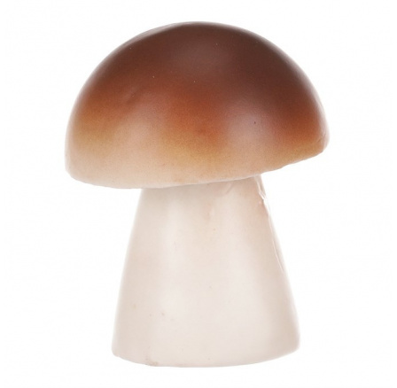 Houba plastová - malá, hnědý hříbek, cena za 1 ks