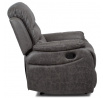 Polohovací křeslo, šedá, látka vintage, TV-4086 GREY
