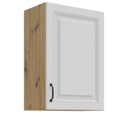 Horní skřínka STELLO - 50 G-72 1F, Dub Artisan/Bílý mat