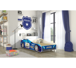 Postel s matrací SHERIFF 140x70 Modrá