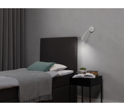 Vespillo, 35x8cm Nástěnné bodové svítidlo 1 bílá Osvětlení