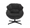 Otočné křeslo BETTY, Černá 242/Černá
