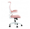 Kancelářská židle, houpací mechanismus, růžová síťovina, KA-C807 PINK