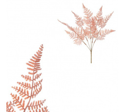 Kapradí - umělý trs, barva cihlově-hnědá