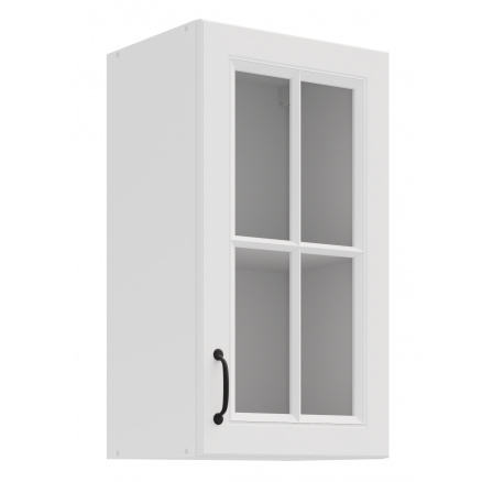 Horní skřínka STILO - 40 GS-72 1F, Bílá/Bílá