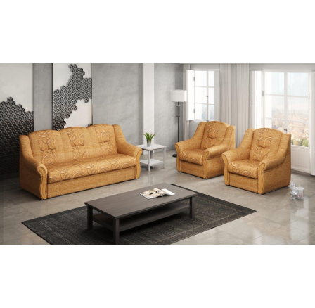 Sedací souprava Alice 3F+1+1 žlutá