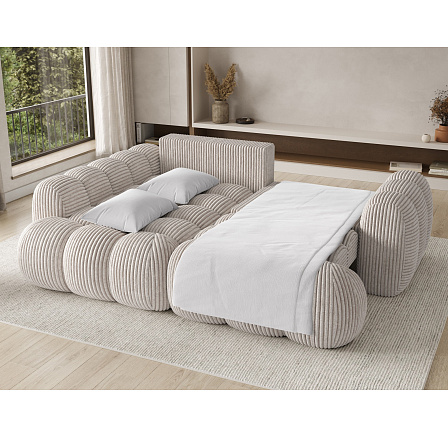 Cozion Corner Sofa Bed with Storage, White Velvet, Left-Hand Facing Modullo 01 202x140 Left 1 Cozion Corner Sofa Bed with Storage, White Velvet, Left-Hand Facing Modullo 01 202x140 Left 1