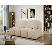 Nuwia sofa with sleeping function and storage box, light beige plush upholstery Avexin 18 145x200 1
