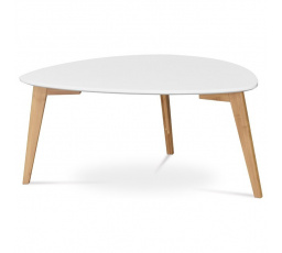 Konferenční stolek 85x48cm, mdf, bílá, AF-1182 WT