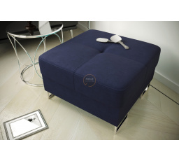 Taburet s úložným prostorem 55x55  cm GALAXY - modrá