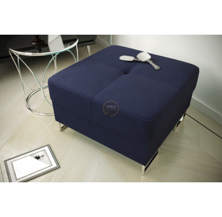 Taburet s úložným prostorem 55x55  cm GALAXY - modrá