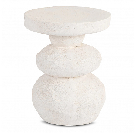 Stolek LOVI 41 cm Krém/Béžový Moderní