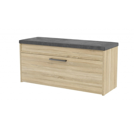 Botník se sedákem Pargas dub sonoma