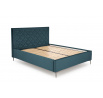 Postel MODULO W2 160 - Čelo postele, Tmavě zelený Monolith 37