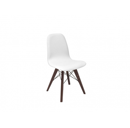 židle ULTRA (TX1089) bílá/dub wenge hnědý ( k AZTECE )