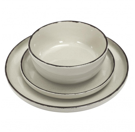 Sada jídelních potřeb Temp pro 4 osoby béžová Sada jídelních potřeb Temp pro 4 osoby béžová
