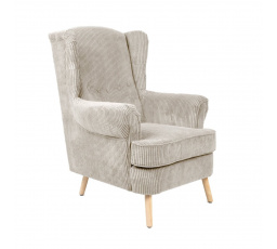 FOSSBY FASO manšestr béžový 86x85x108 cm 893952