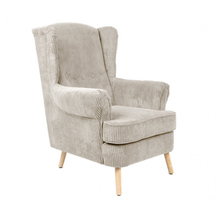 FOSSBY FASO manšestr béžový 86x85x108 cm 893952
