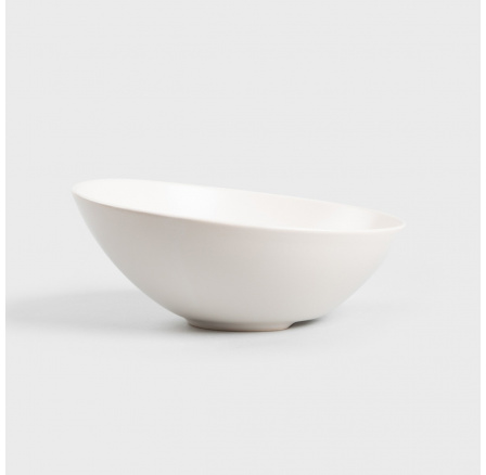 Miska FAMELIO šikmá bílá 23 cm 725524
