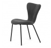 Jídelní židle, šedá, látka, CT-S8010 GREY2