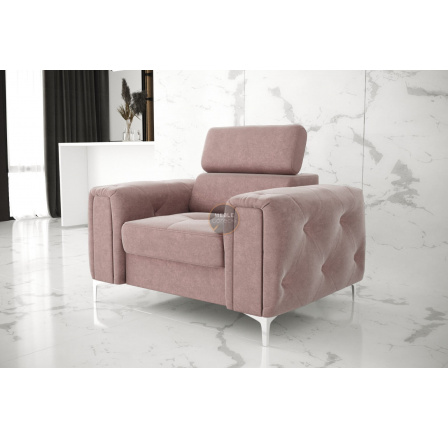 Křeslo ORION 110 cm - růžová Křeslo ORION 110 cm - růžová