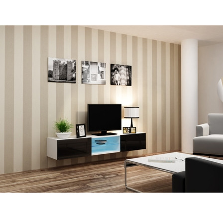 Tv komoda VIGO 180, lesk černá