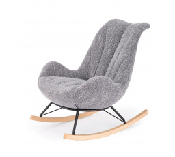 Houpací křeslo LUIS, Šedé