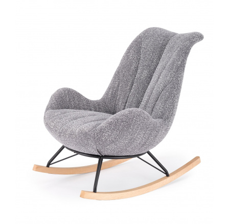 LUIS houpací křeslo, popelavé (1p=1ks)
