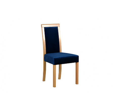 ROMANA 3 - jídelní židle dub granson / látka tmavě modrá č.21 - (ROMA 3) kolekce "DRE"  (K150-Z)