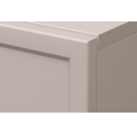 LORINI TOALETKA 100 2SZ - kašmír / černá úchytka / černý rám