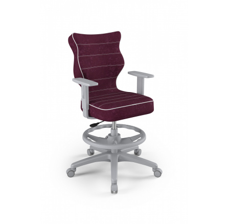 Kancelářské křeslo DUO , šedá Visto 07 velikost 5 WK+P