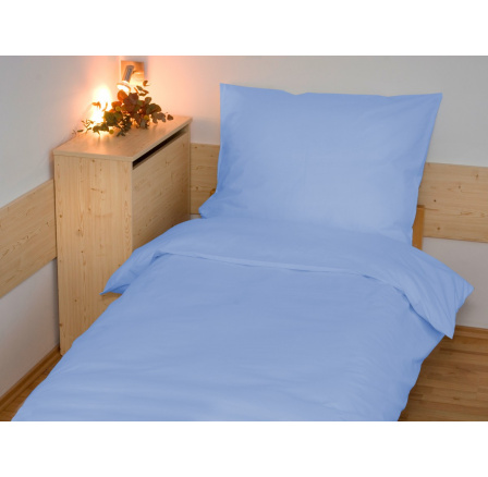 Povlečení francouzské bavlna UNI 240x220,70x90 světle modré Povlečení francouzské bavlna UNI 240x220,70x90 světle modré