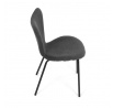Jídelní židle, šedá, látka, CT-S8010 GREY2