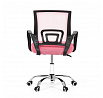 Dětská židle, houpací mechanismus, růžová síťovina, KA-L103 PINK