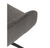 Jídelní židle, šedá, látka, DCH-P3174 GREY2