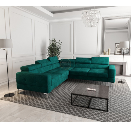 Rohová sedací souprava TOSCANIA MAX 250×250 - zelená , levá Rohová sedací souprava TOSCANIA MAX 250×250 - zelená , levá