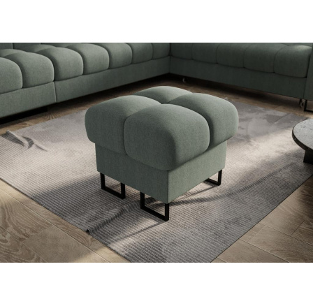 Taburet ASPEN 70 x 70 cm - zelená Taburet ASPEN 70 x 70 cm - zelená