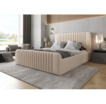 Postel MODENA s úložným prostorem - 180 cm x 200 cm, Kovová na plynových zvedácích Postel MODENA s úložným prostorem - 180 cm x 200 cm, Kovová na plynových zvedácích