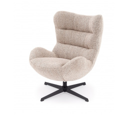 Otočné křeslo JACKIE, Béžová/Černá