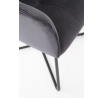 Jídelní židle K377, šedý Velvet