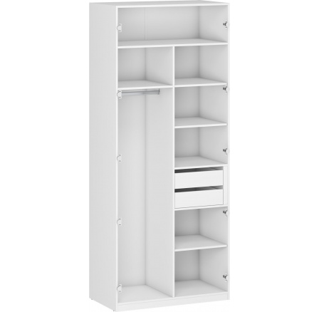 Šatní skříň FLEX K5 korpus, Bílá