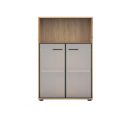 SPACE OFFICE REG2W/120 dub artisan/černý mat