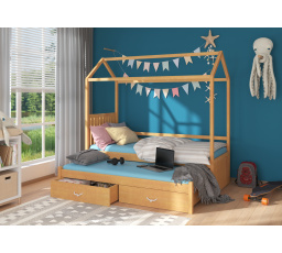 Postel domeček JONASZEK 180x80 Buk
