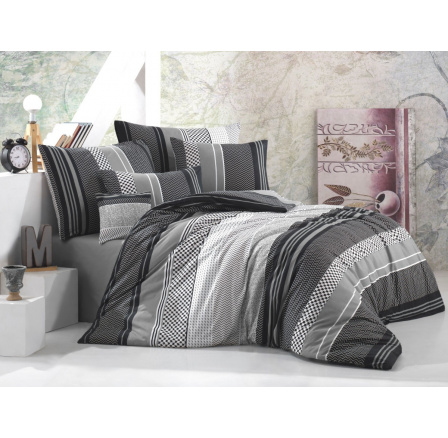 Povlečení francouzské bavlna 240x220,70x90 Sorento black