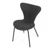 Jídelní židle, šedá, látka, CT-S8010 GREY2