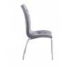 Židle velvet šedá DC2-092V