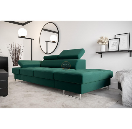 Sofa GALAXY II lenoška 235 cm - zelená, pravá strana Sofa GALAXY II lenoška 235 cm - zelená, pravá strana